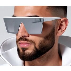 MEN SUNGLASSES DESIGN STYLE SHIELD FANCY‎ MODERN LARGE LENTES GAFAS MUJER HUMBRE